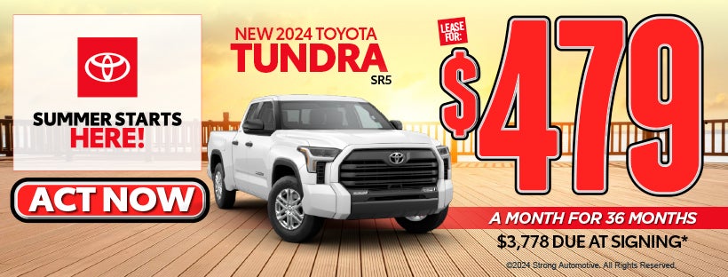 New 2024 Toyota Tundra SR5 | $479 Per months for 36 months*